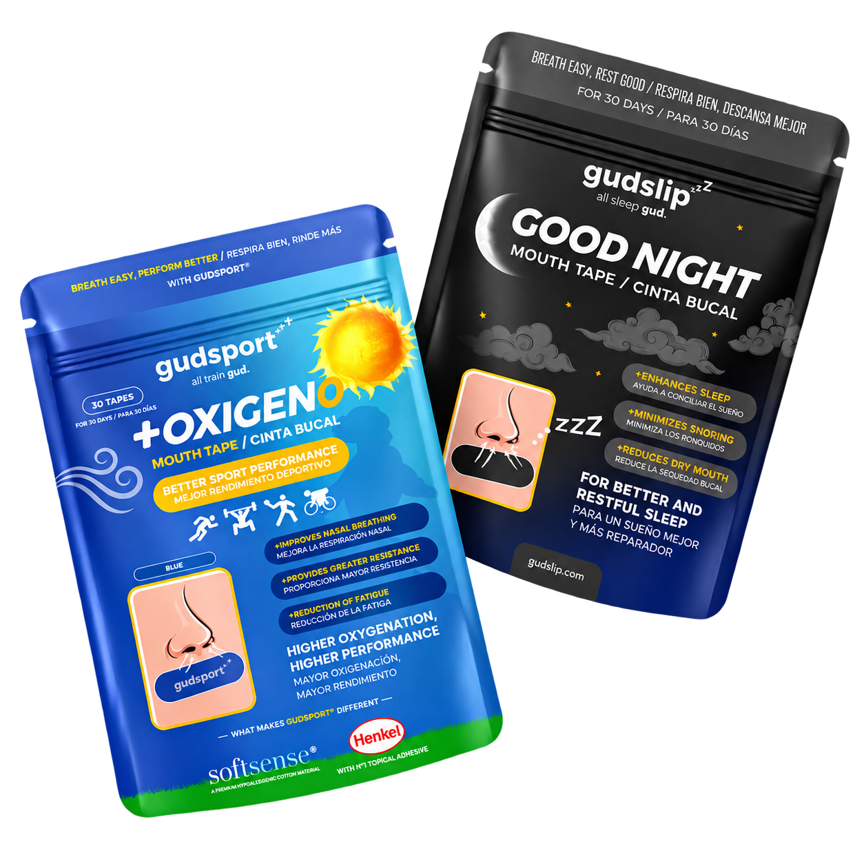 Gudsport and Gudslip retail pouches